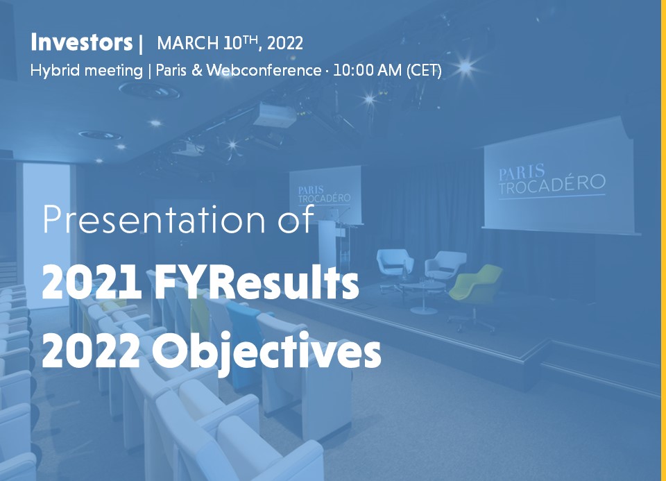 SFAF Meeting | Presentation of 2021 FYResults - Sword Group